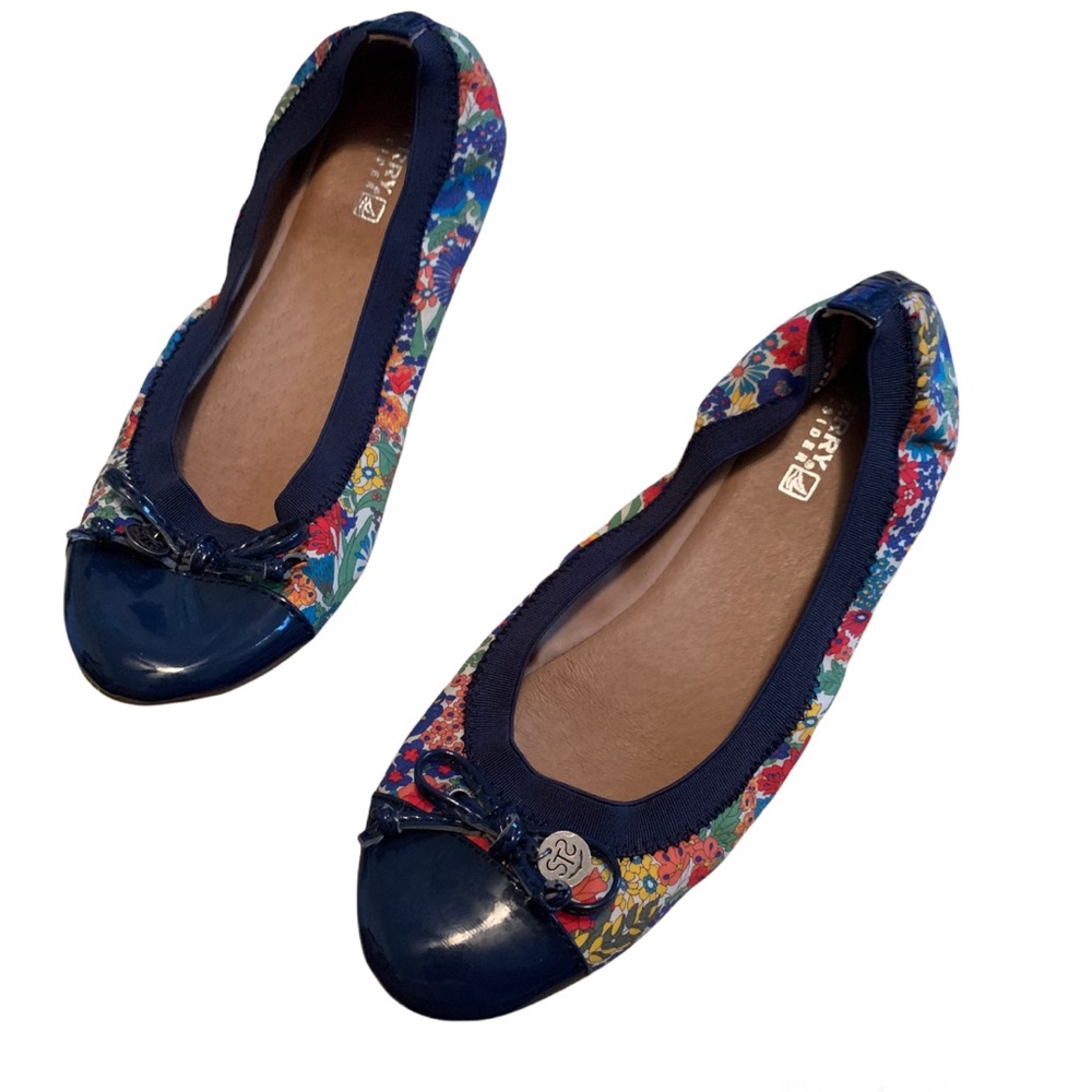 Sperry Floral Top Sider Ballet Flat